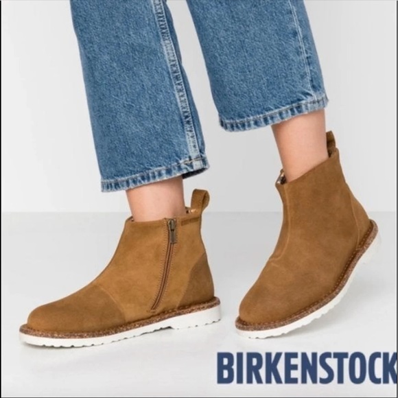 Birkenstock Shoes - Birkenstock melrose tea suede bootie boots 38 7.5